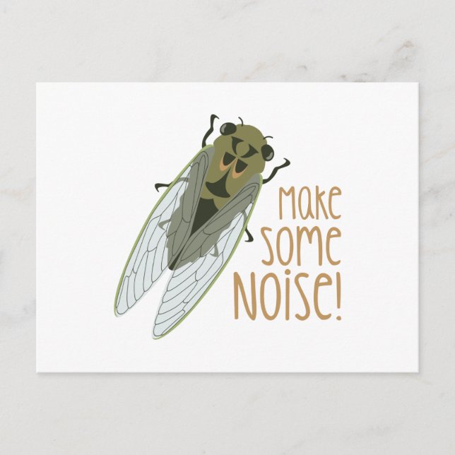 Cartão Postal Make Noise! (Frente)