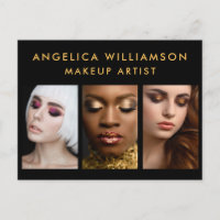 Makeup Artist 3 Fotografia Dourada Business
