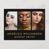 Makeup Artist 3 Photo Business Dourado