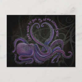 Cartão Postal Mal posso esperar para colocar meus braços em seu