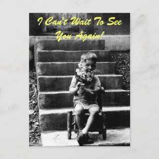 Cartão Postal Mal posso esperar para vê-lo de novo!