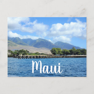 Cartão Postal Mala Wharf em Lahaina Maui