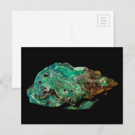 Cartão Postal Malachite Green Mineral Rock Nature Fotografia