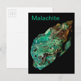 Cartão Postal Malachite Green Mineral Rock Nature Fotografia