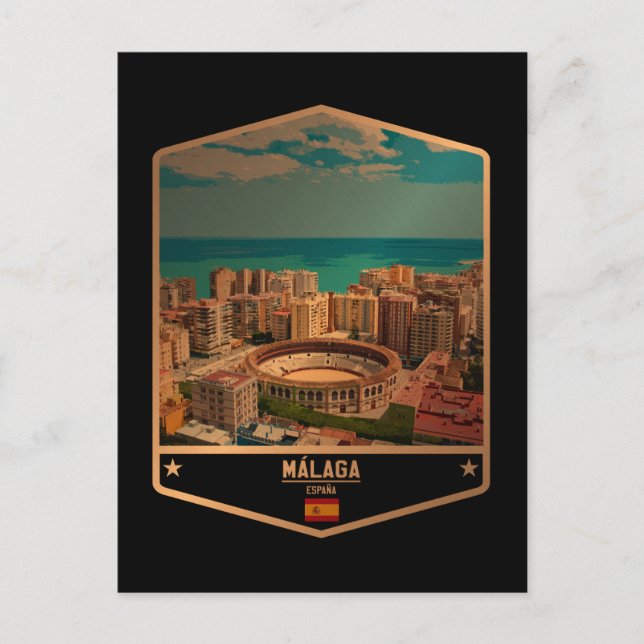 Cartão Postal Málaga (Frente)