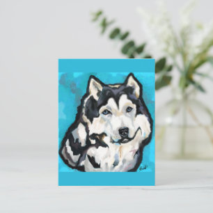 Cartão Postal Malamute do Alasca