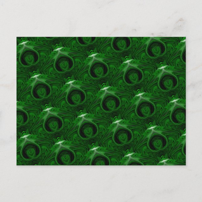 Cartão Postal malaquite verde-textura (Frente)