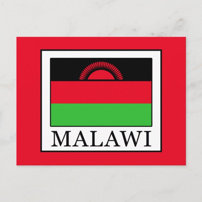 Cartão Postal Malauí (Frente)