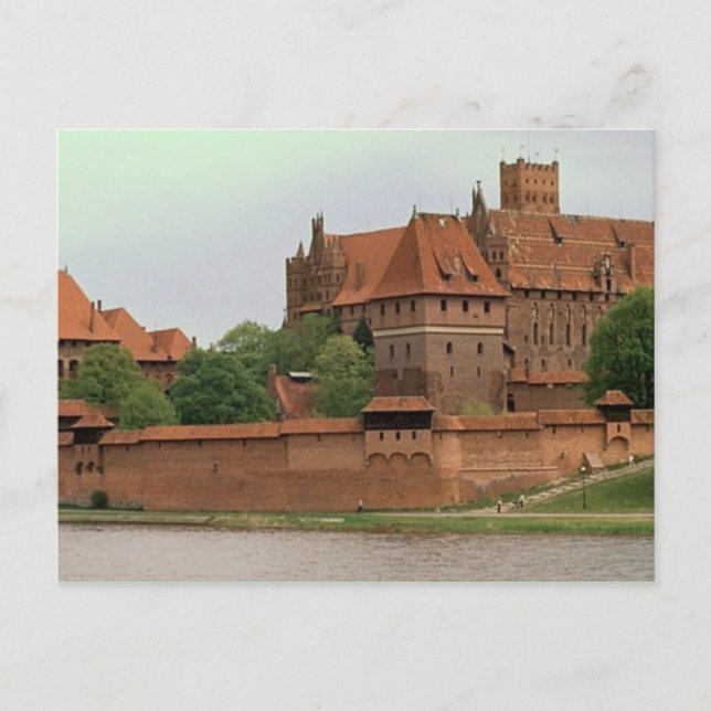 Cartão Postal Malbork Castle (Frente)