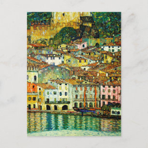 Cartão Postal Malcesine no Lago de Garda (1913), Gustav Klimt