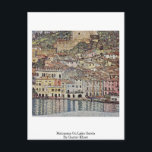 Cartão Postal Malcesine No Lago Garda Por Gustav Klimt<br><div class="desc">Malcesina No Lago Garda Por Gustav Klimt.

Malcesina No Lago Garda Masterpaper De Gustav Klimt.

 Gustav Klimt: Pintor Simbolista Austríaco E Um Dos Membros Mais Proeminentes Do Movimento Secessão De Viena. As Suas Grandes Obras Incluem Pinturas,  Murais,  Esboços E Outros Objetos De Arte.</div>