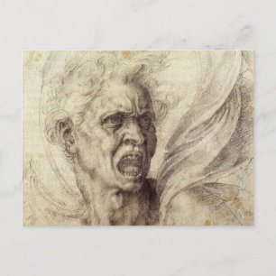 Cartão Postal Maldita Alma por Michelangelo