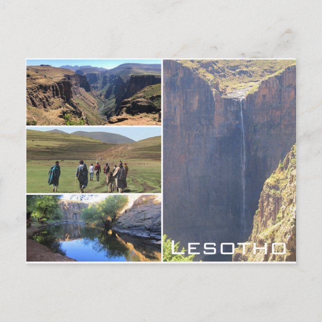 Cartão Postal maletsunyane semonkong (Frente)