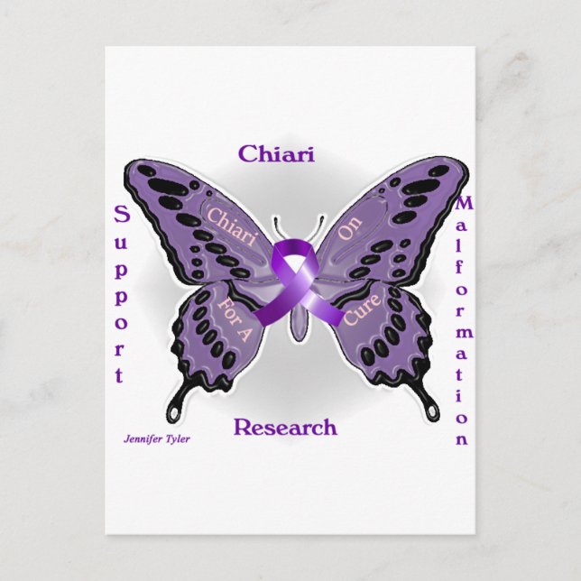 Cartão Postal Malformação Chiari: Chiari On! (Frente)
