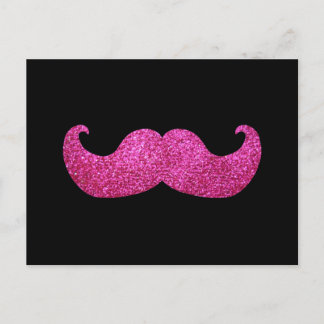 Cartão Postal Malgaxe Rosa (Gráfico de Brilhante Falso)