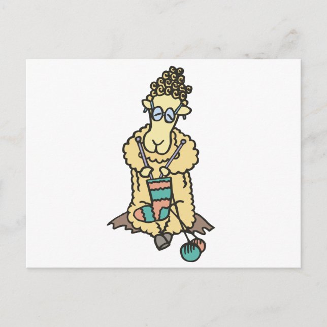 Cartão Postal Malha de Ovelha (Frente)