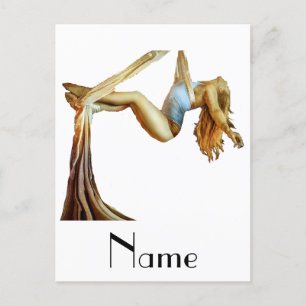 Cartão Postal Malhação aérea de ioga Thunder_Cove