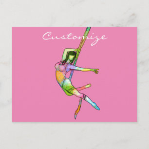 Cartão Postal Malhação aérea Yoga Thunder_Cove