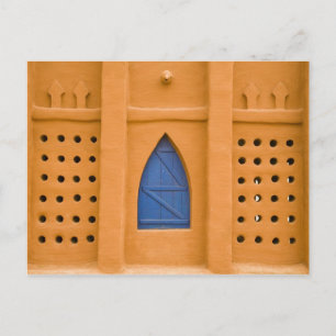 Cartão Postal Mali, Segou. Construção tradicional de tijolos d