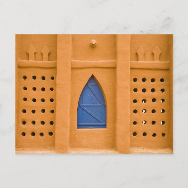 Cartão Postal Mali, Segou. Construção tradicional de tijolos de  (Frente)