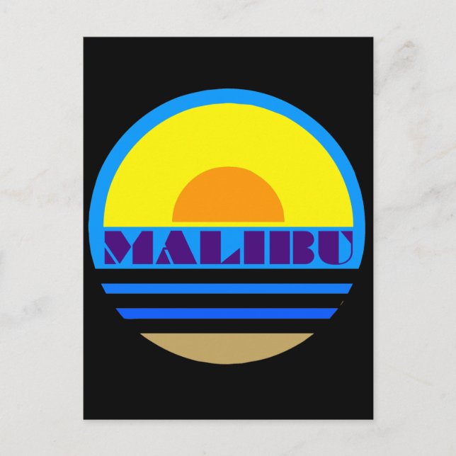 CARTÃO POSTAL MALIBU (Frente)