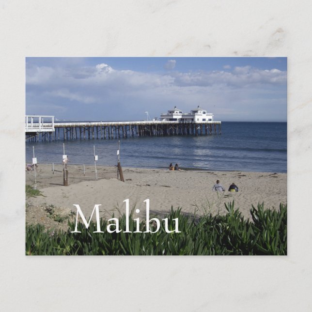 Cartão Postal Malibu Pier, Cartão-postal da Califórnia (Frente)