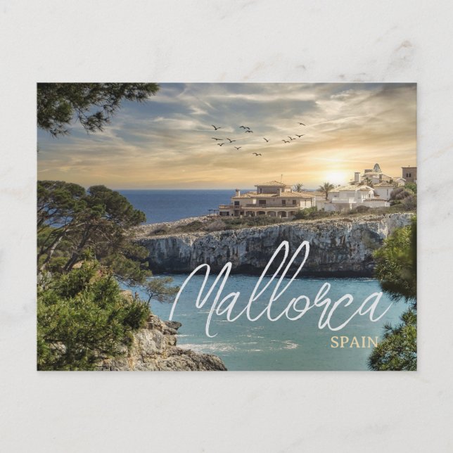 Cartão Postal Mallorca Pitoresca Viagens Espanha (Frente)