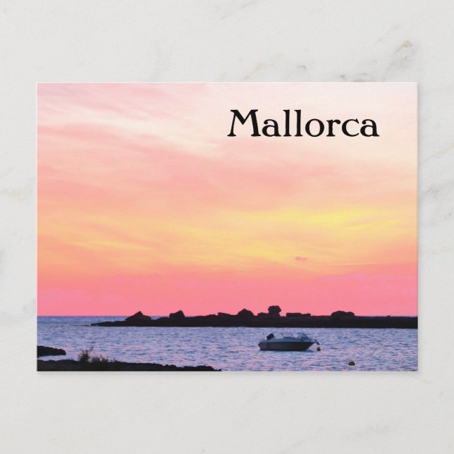 Cartão Postal Mallorca Romântica Sunset - Cartão-postal (Frente)