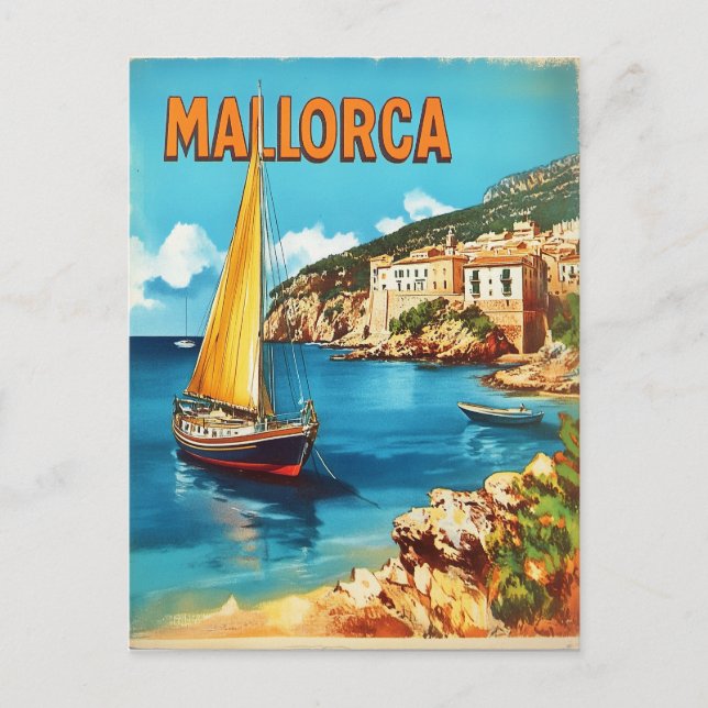 Cartão Postal Mallorca Vintage (Frente)