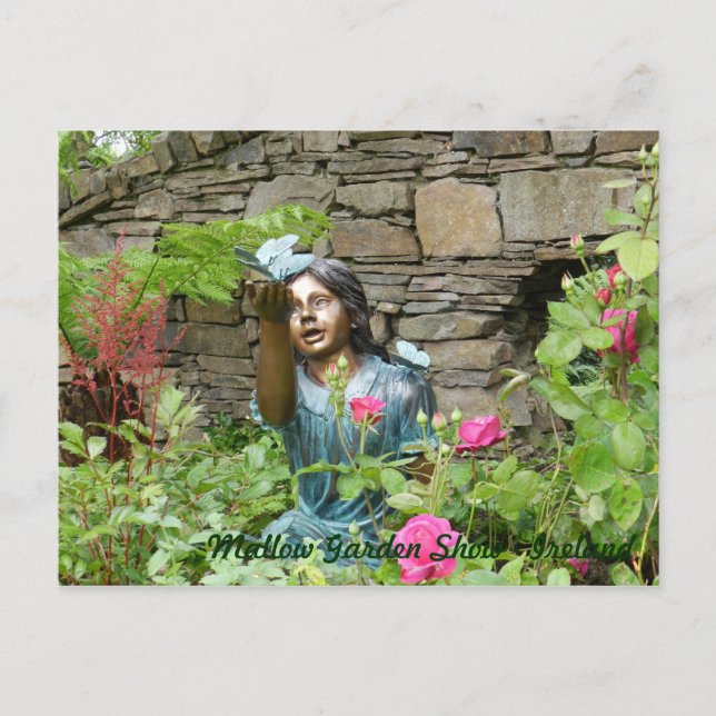 Cartão Postal Mallow Garden Show - Irlanda (Frente)