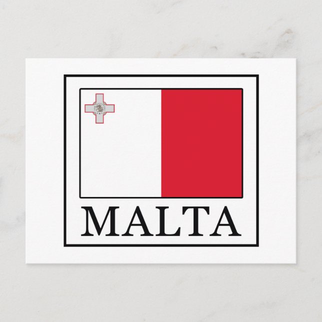 Cartão Postal Malta (Frente)