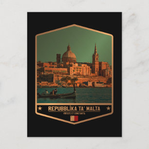 Cartão Postal Malta