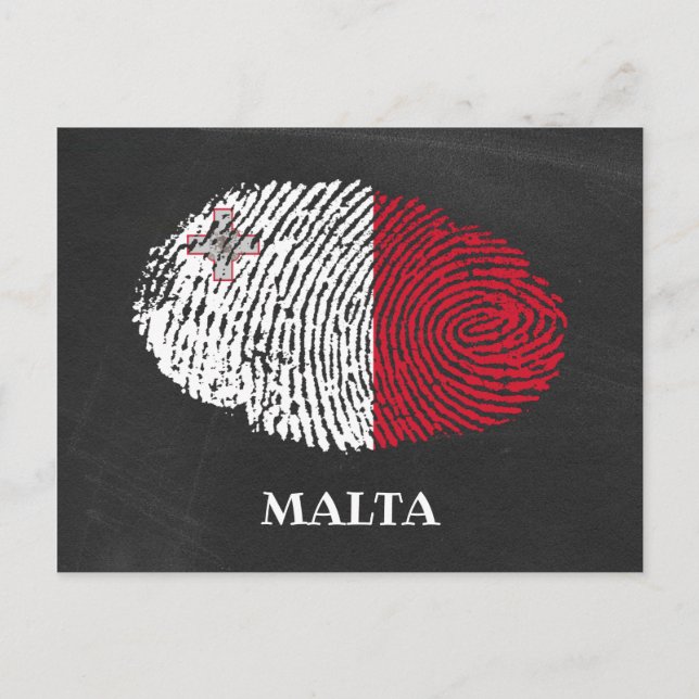 Cartão Postal Malta (Frente)