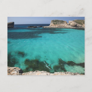 Cartão Postal Malta, Comino Island, The Blue Lagoon