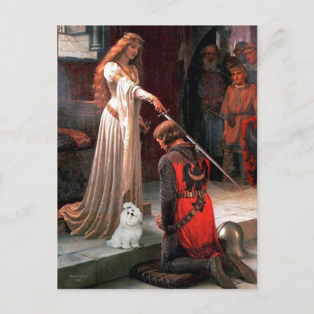 Cartão Postal Maltês 6 - The Accolade (Frente)