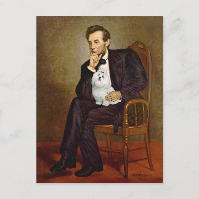 Cartão Postal Maltês 7 - Lincoln (Frente)