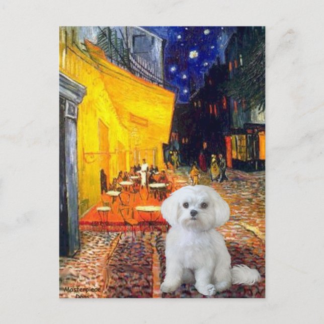 Cartão Postal Maltês (R) - Terrace Cafe (Frente)