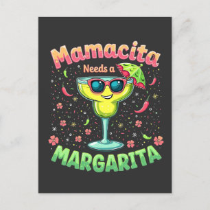 Cartão Postal Mamacita Precisa de uma Margarida  Festa Cinco De 