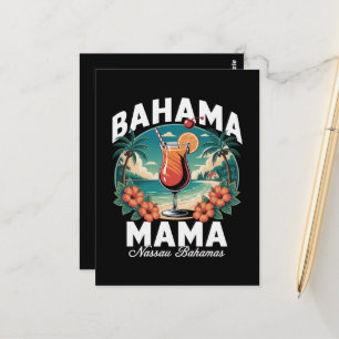 Cartão Postal Mamãe das Bahamas Nassau