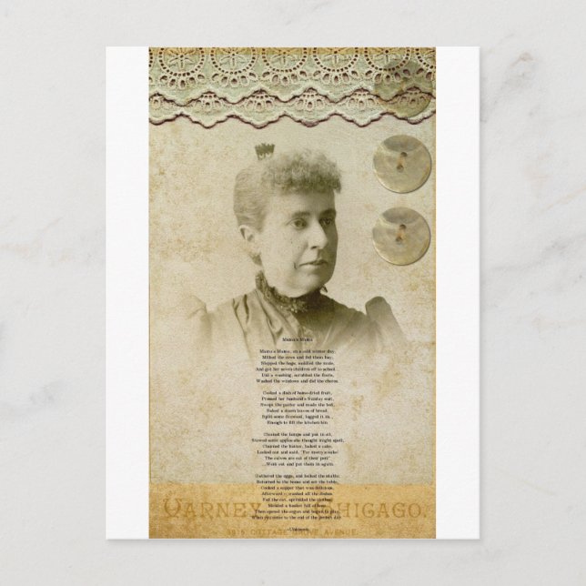 Cartão Postal Mamãe é mãe (Frente)