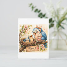 Cartão Postal Mamãe Está em Casa