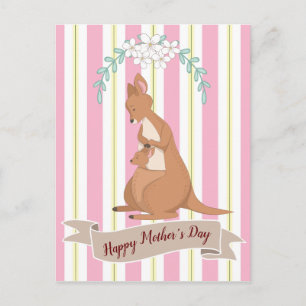 Cartão Postal Mamãe & Me Kangaroo
