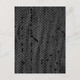 Cartão Postal Mamba Preto em Ilustração,Arte