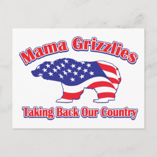 Cartão Postal Mamma-Grizzlies