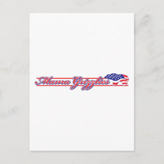 Cartão Postal Mamma-Grizzly.Script-eps