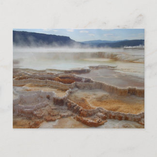 Cartão Postal Mammoth Hot Primavera Yellowstone