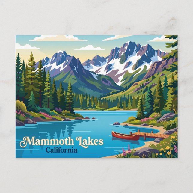 Cartão Postal Mammoth Lakes EUA (Frente)