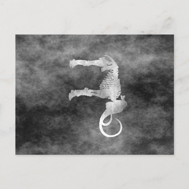 Cartão Postal mamute selvagem (Frente)