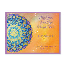 Manala Dourada Azul Flor Roxo Yoga Business