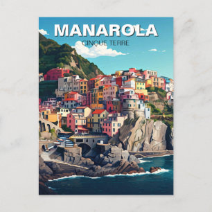 Cartão Postal Manarola, Cinqua Terra